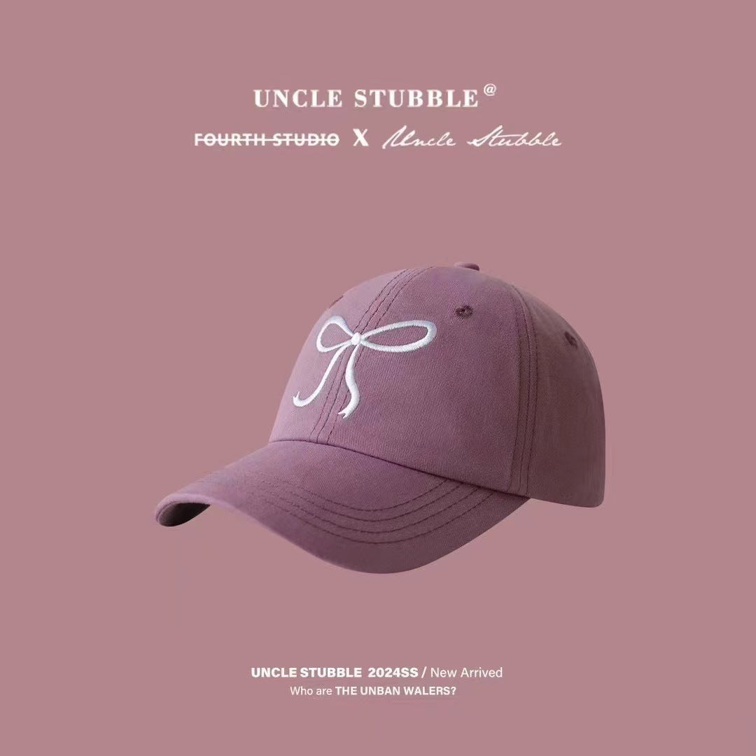 Wholesale Bow embroidered sun protection cap